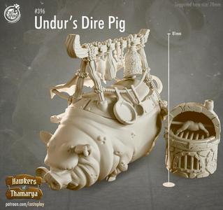 Undur's Dire Pig (Pre-Supported)