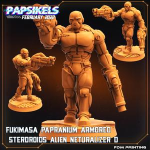 FUKIMASA PAPRANIUM ARMORED STERDROIDS ALIEN NEUTRALIZER D