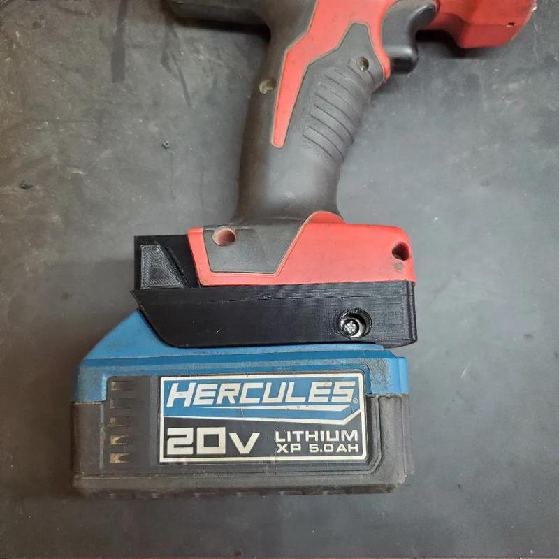 Hercules 20v Battery to Milwaukee M18 Tool Adapter   