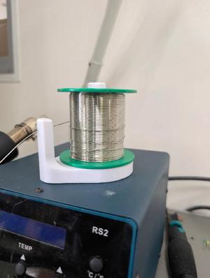 Solder spool holder   