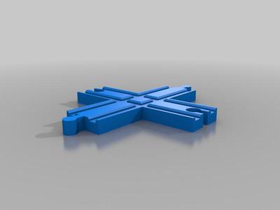 train track crossing