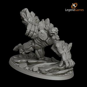 Stone Golem Stone-skull Alternate Head version