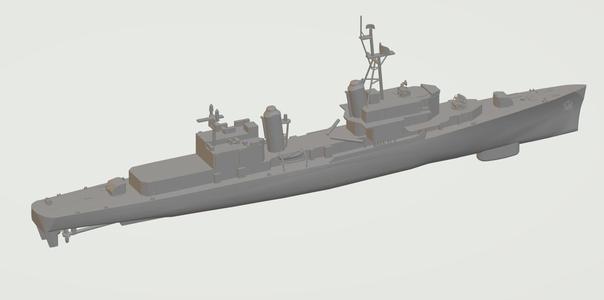 1/350 Scale USS Keppler DD-765 FRAM II.stl