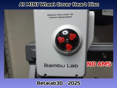 A1 MINI Wheel Cover Hearts Disc