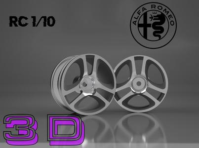 Rim RC Car 1/10 Alfa MiTo