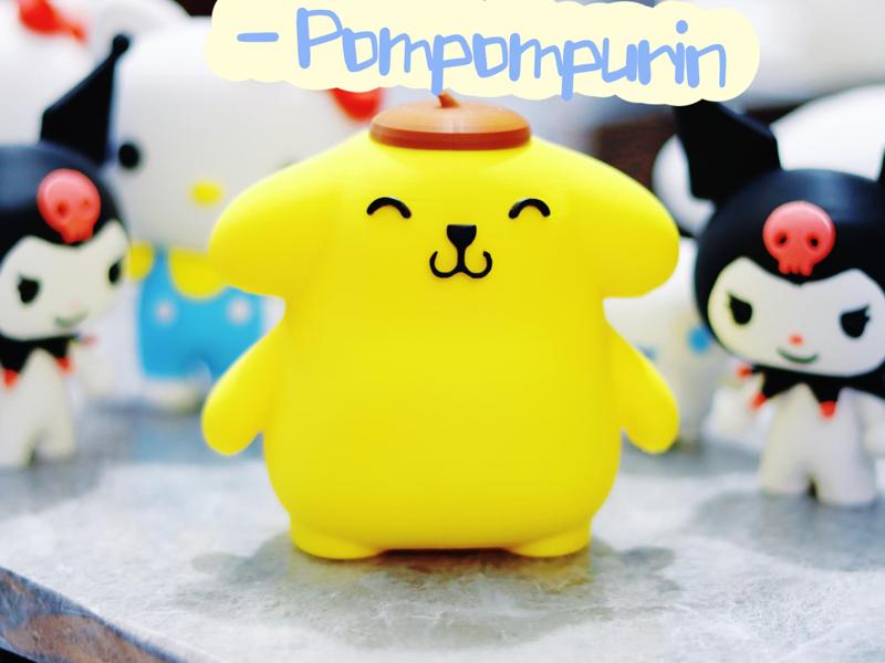 Sanrio ---No AMS--- Pompompurin, the pudding-like haired dog