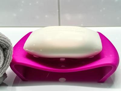 Soap Dish with Efficient Drainage 
