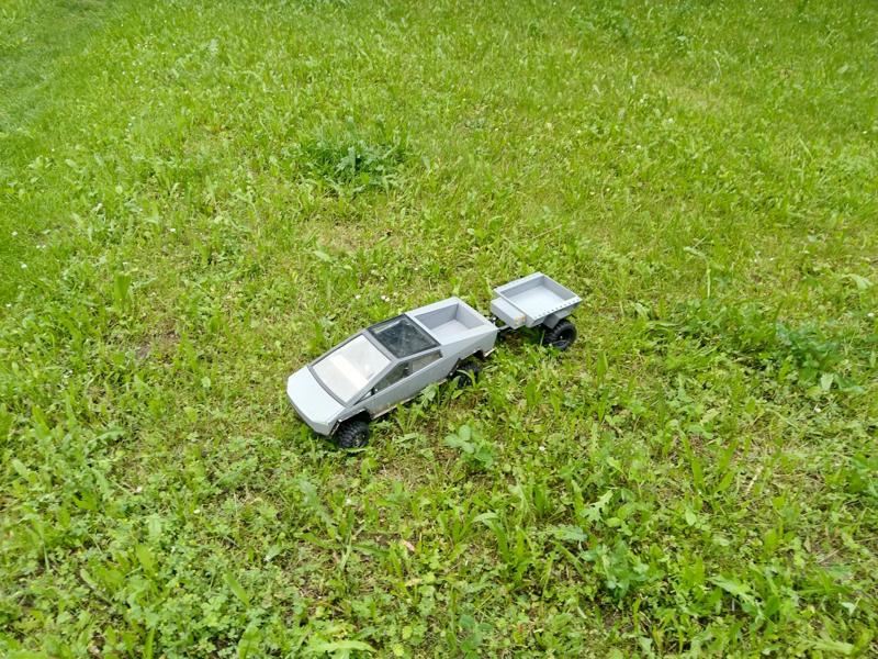 TRAILER FOR RC CAR CYBERCAR TEST PART