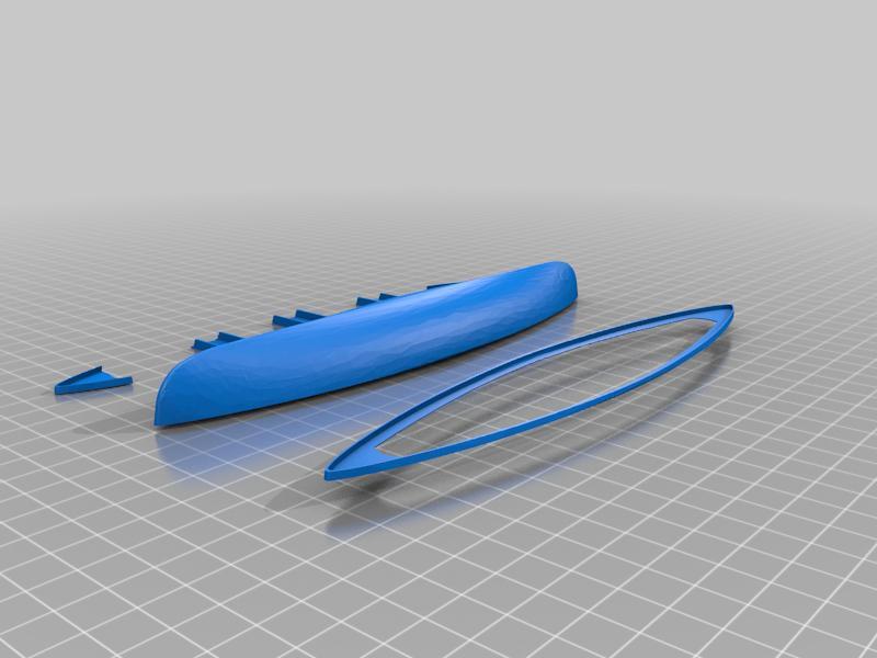 Canoe with Accessories UPDATED WITH PADDLE