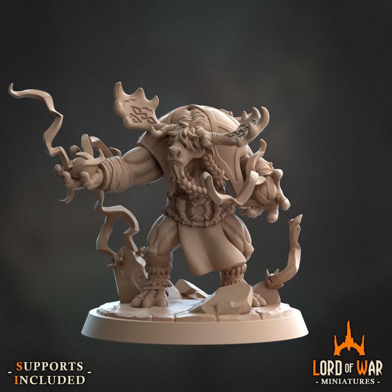 Shaman Minotaur Moutain Walker (Presupported)