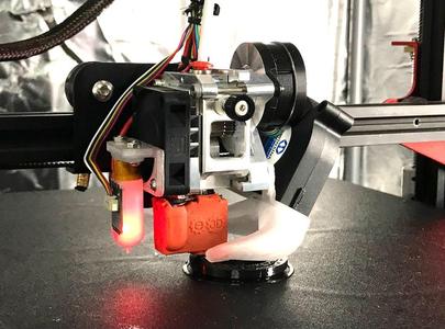 Highly Effective & ultra lightweight Duct for Mellow NF Sunrise + 5015 Fan fits Ender 3, Cr-10, Cr-10s, Cr-10s Pro V2 with Volcano Hotend, 10.2g