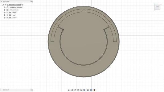 120 mm Base for MSSK Gundam Wargame