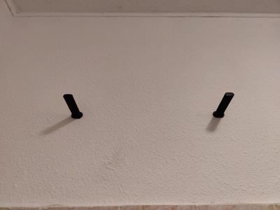 Toilet roll cloud wall pins