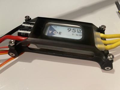 ESC Holder for YGE 95 LVT RAW 420 SAB