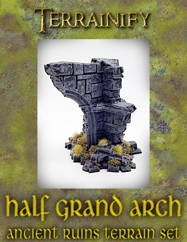 Half Grand Arch: Ancient Ruins Terrain Set
