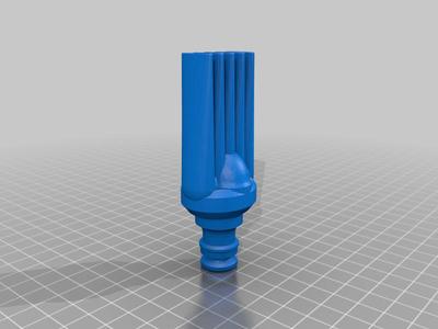 Pool filter cleaner with (Gardena) hose connector