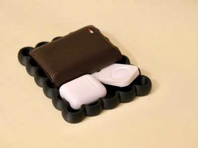 Bubble catch all tray