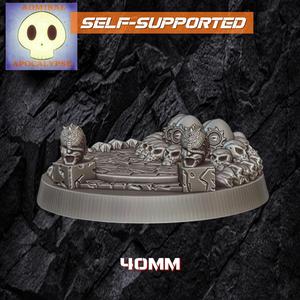 Skull Nest (40mm round base)