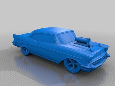 	tuned 1957 chevy bel air