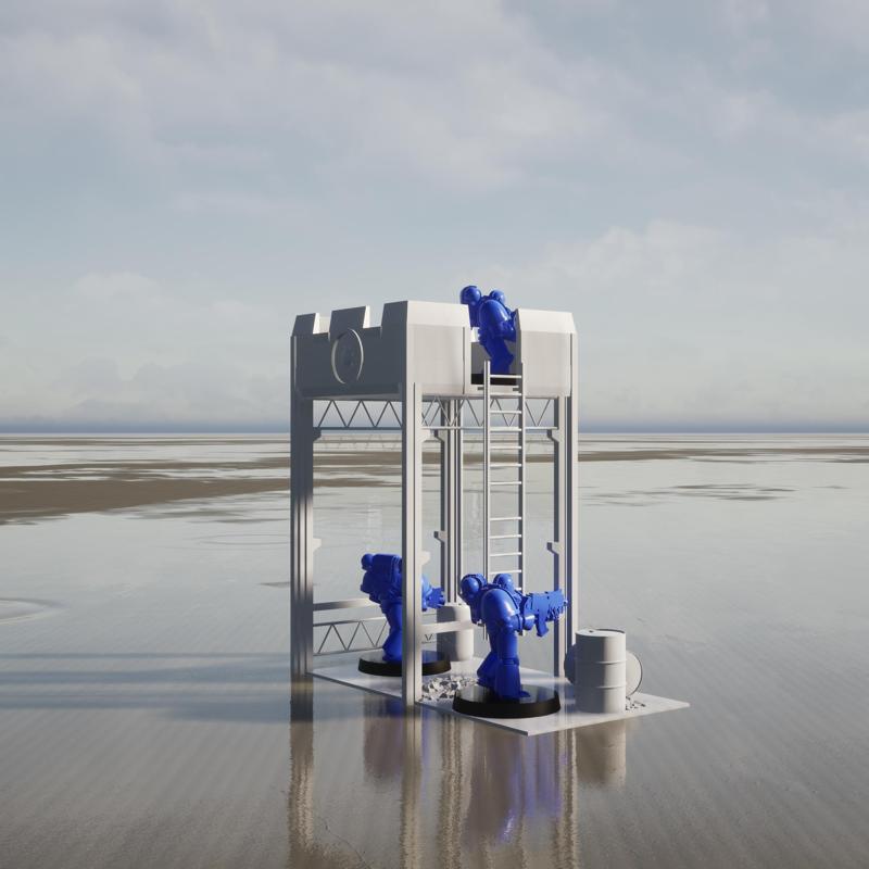 Warhammer 40K terrain: watchtower