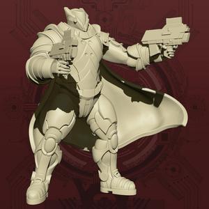 (Mercy's Reach) Void Knight - Akimbo Pose