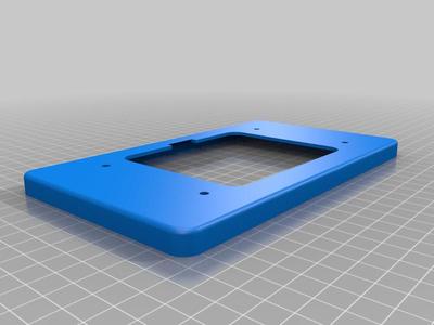 Raspberry Pi 4 + 7 Inch Touchscreen display case with fan and IR control mount