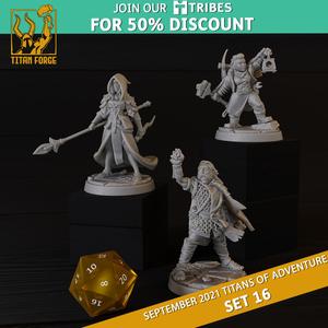 RPG - DnD Hero Characters - Titans of Adventure Set 16