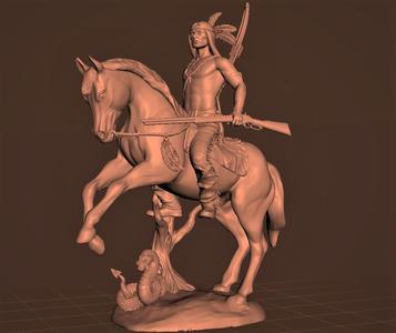 Indian Warrior Rider