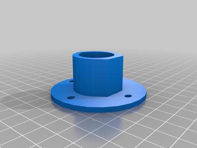 Base holder, 1/2 Inch PVC Pipe Fitting 