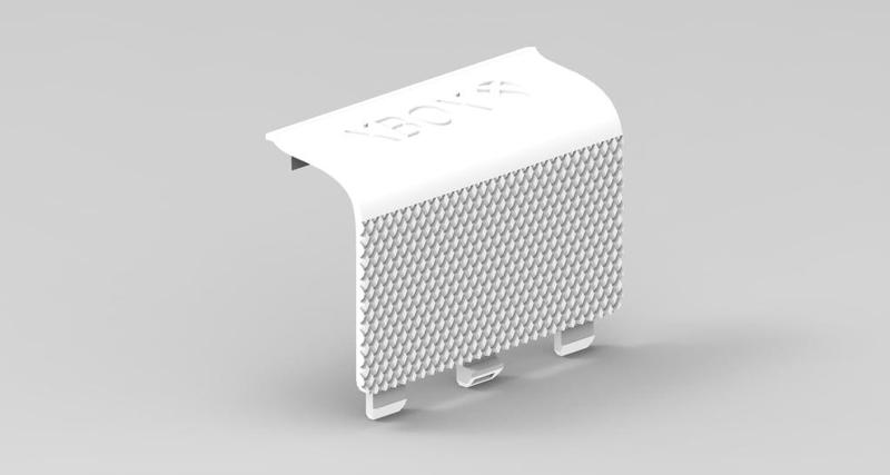 Xbox one controller battery cover with texture& xbox logo - remix