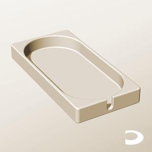 CX96-25-SS Slotted Modular Stacking Storage Boxes Bins | Printable Objects - Infinite Containers | stl file for 3d printing