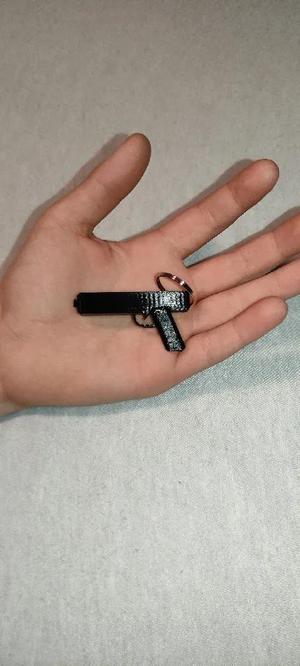 gun keychain   