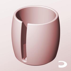 CR68-80-S Slotted Modular Stacking Storage Boxes | Printable Objects - Infinite Containers | stl file for 3d printing