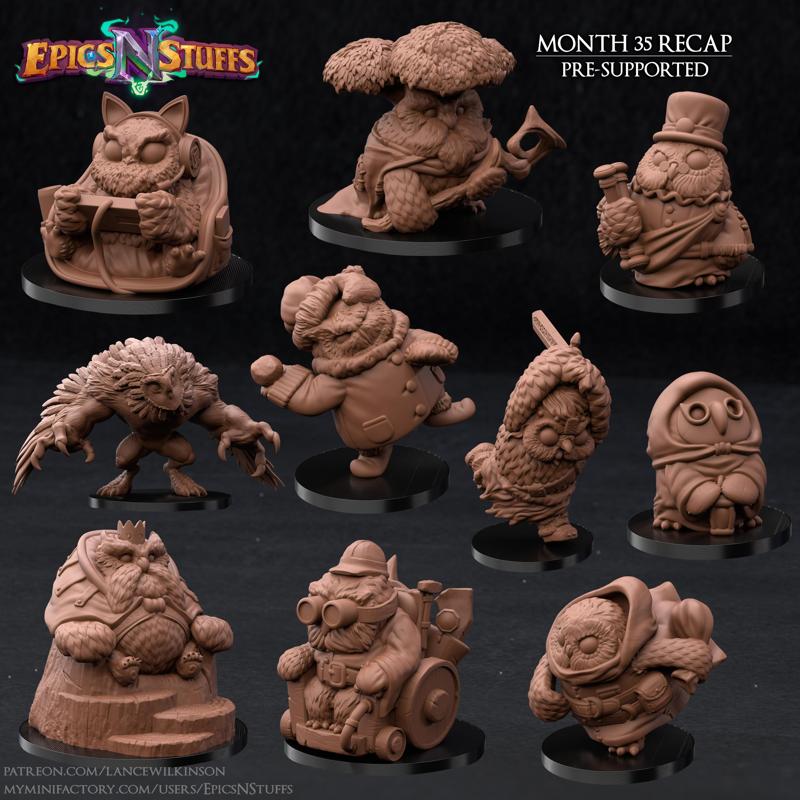 Epics 'N' Stuffs Month 35 Releases - pre-supported