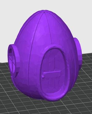 Tea Light Easter Egg House Decoration   