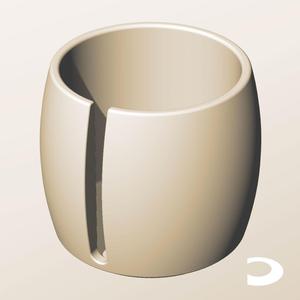 CR96-100-S Slotted Modular Stacking Storage Boxes Bins | Printable Objects - Infinite Containers | stl file for 3d printing