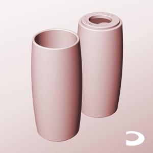 CR68-180-P Pierced Modular Stacking Storage Box Bin Container Planter Lamp Shade | Printable Objects - Infinite Containers | stl file for 3d printing