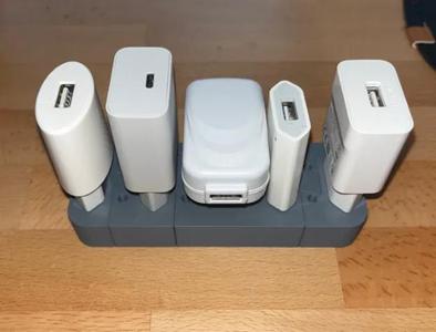 Modular EU Plug Socket Holder   