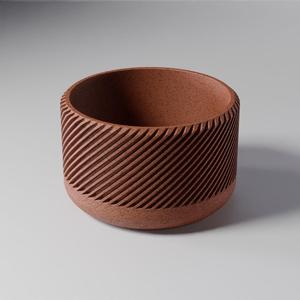 Ridged planter 0103D vase