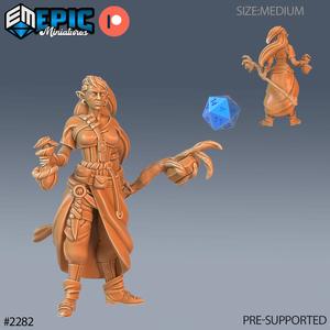 Elven Earth Druid Potion / Female Nature Wizard / Forest Magician / Magic Woodland Encounter