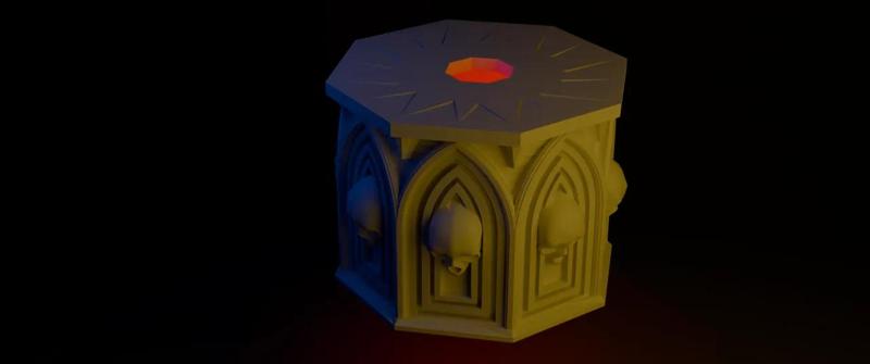 Gothic Kleenex Box Cover   