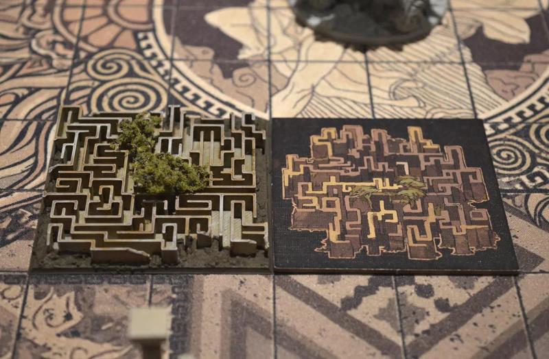 Aeon Trespass: Odyssey - Maze Outcrop Terrain Tile   