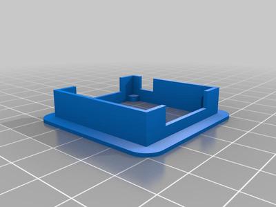 40mm to 30mm fan adapter for Pi3 touchscreen case