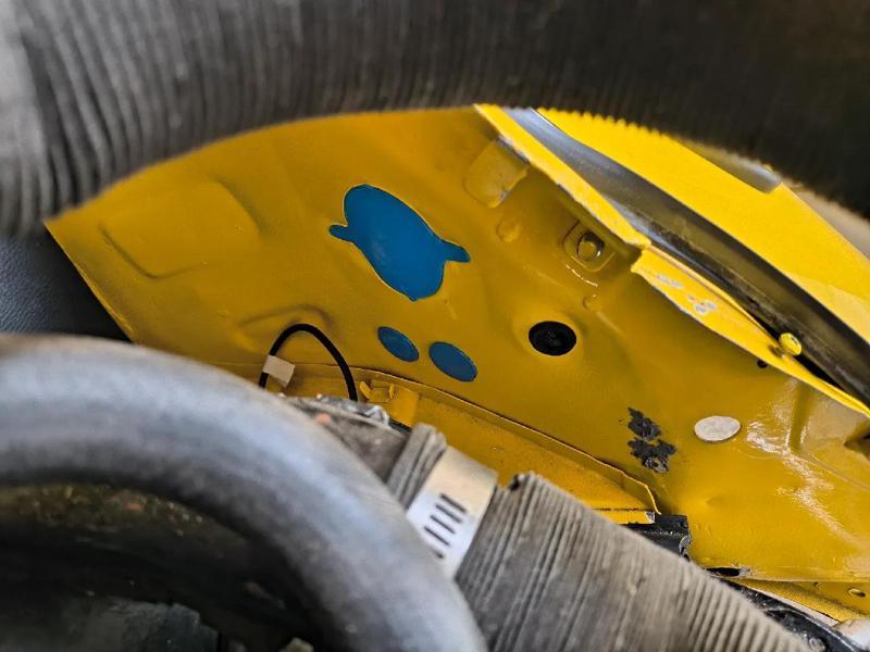 VW Beetle Engine bay hole plugs   