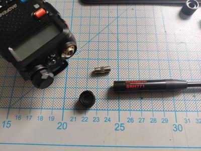 Diamond SRH-771 socket adapter for Baofeng UV-5R