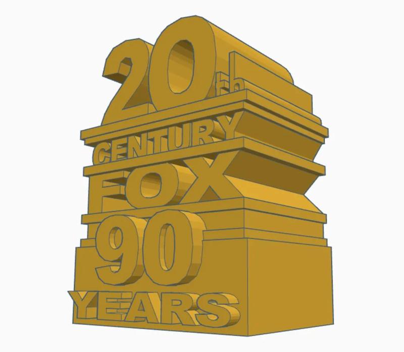 20th Century Fox/Studios 90 Anniversary Model   