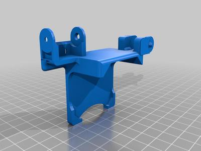 Ender 3 v2 Motormount for Slim X Axis chain