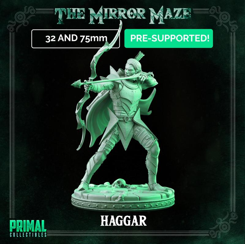 Elf - Haggar - THE MIRROR MAZE - MASTERS OF DUNGEONS QUEST