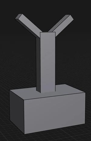 Simple Headphone Stand   