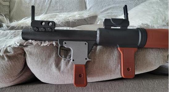 Wood grips for RPG-7 Launcher
